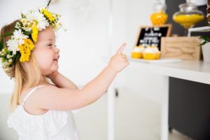 cute little girl bee themed birthday