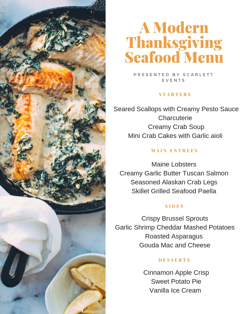 A Seafood Thanksgiving Menu That Will Delight Your Guests