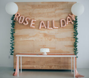 rose all day balloons